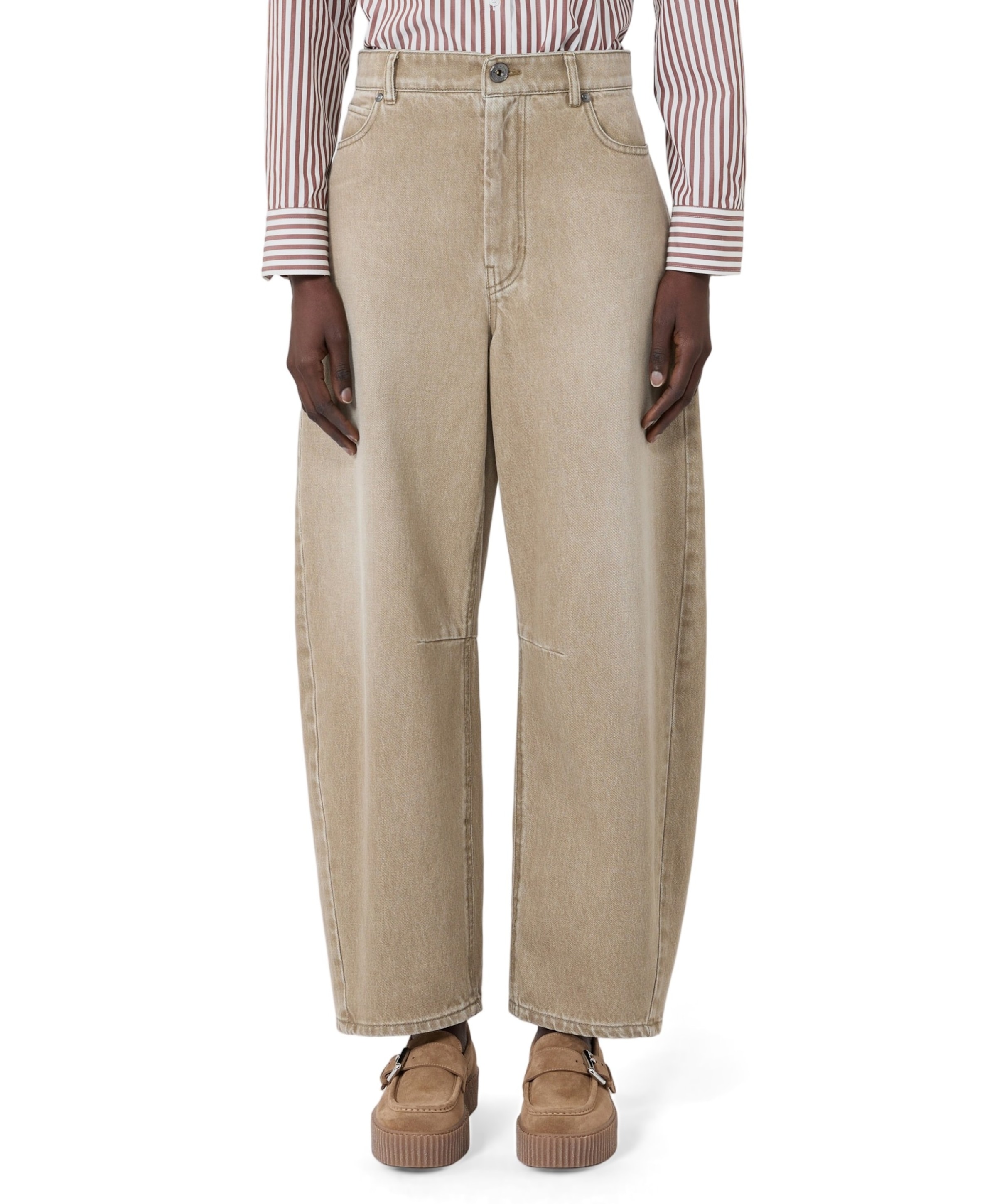 Arcadia  dames jeans beige