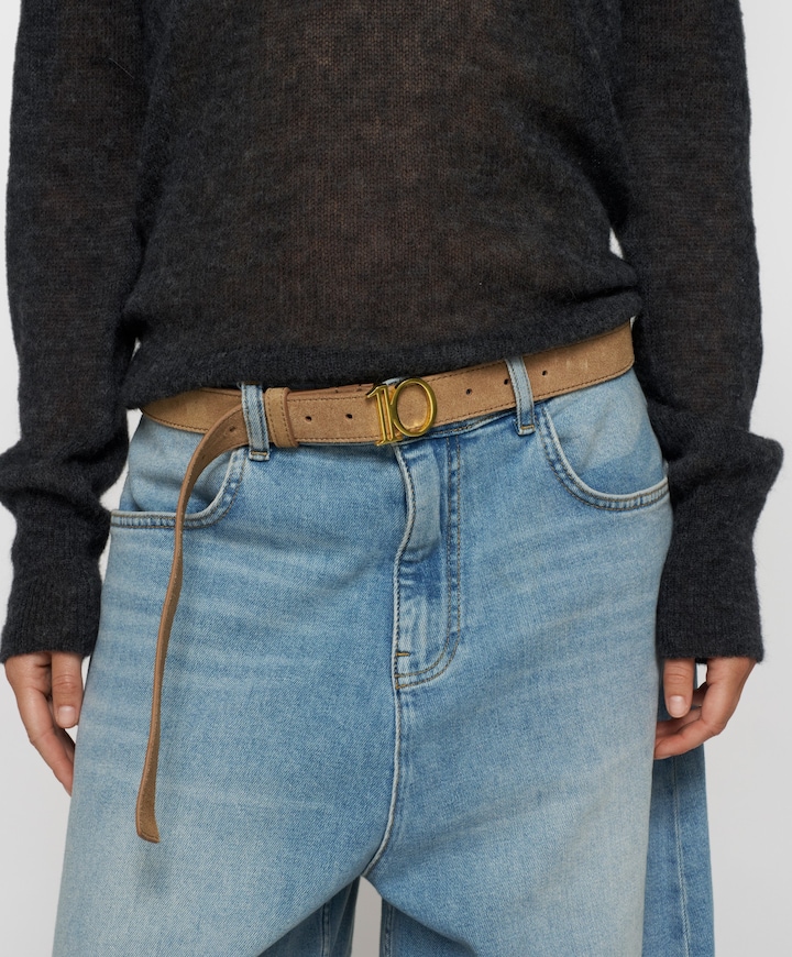 Dames riem bruin