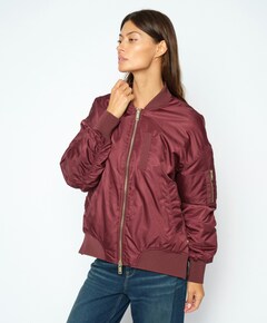 Dames jas bordeaux