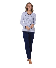 Dames pyjamaset grijs