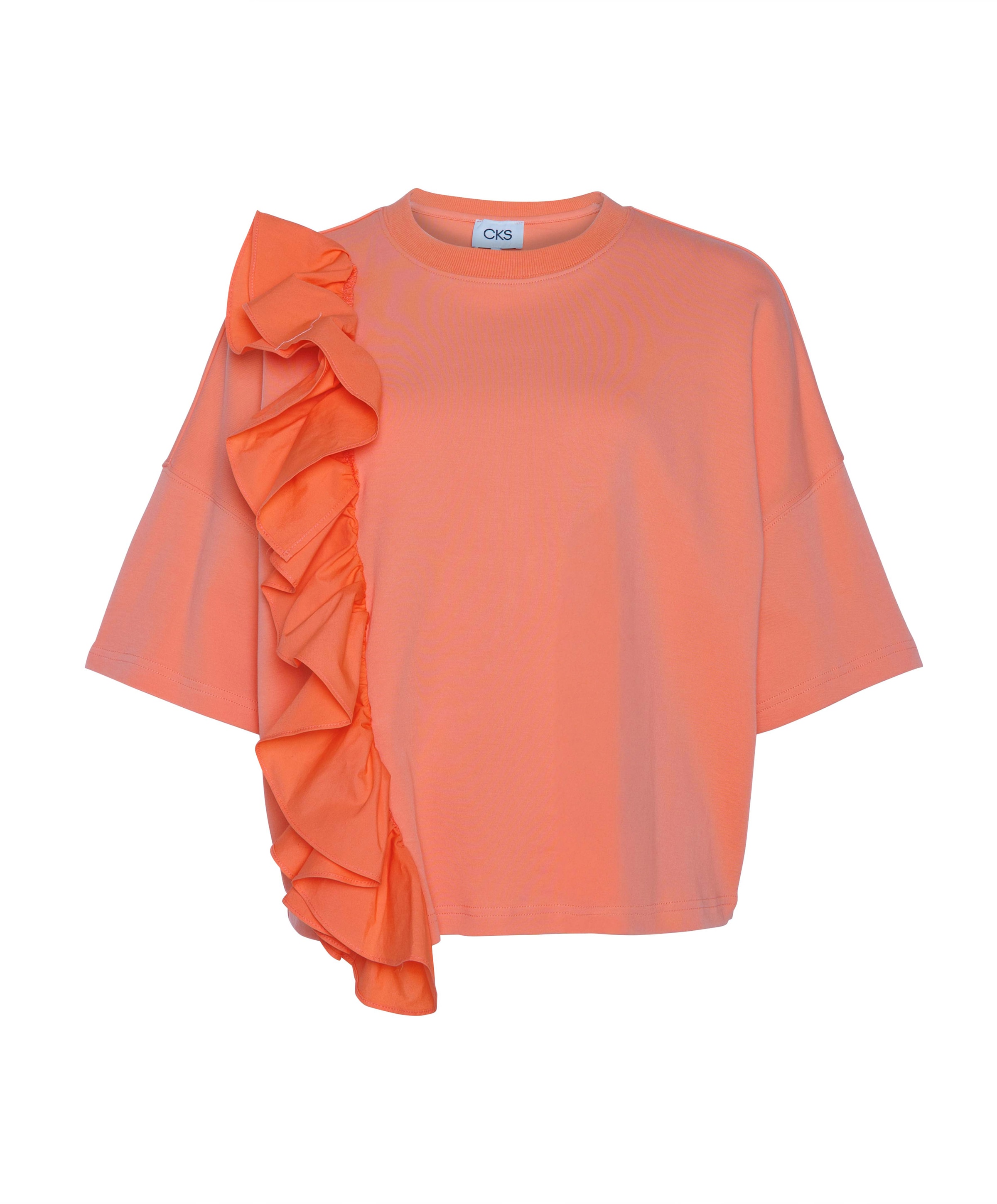 Dames T-shirt oranje