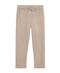 Stripe jongens broek beige