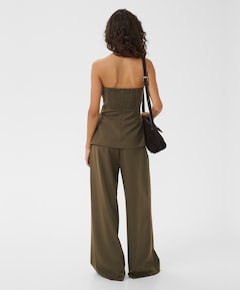 Dames gilet groen