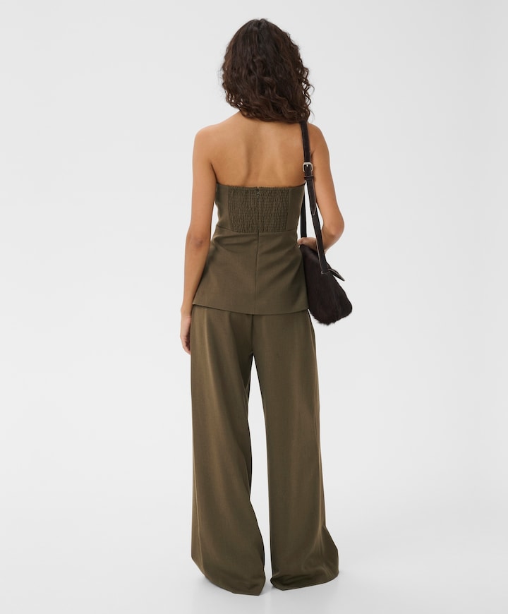 Dames gilet groen