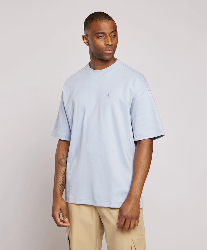 Heren T-shirt blauw