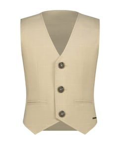 Jongens gilet beige