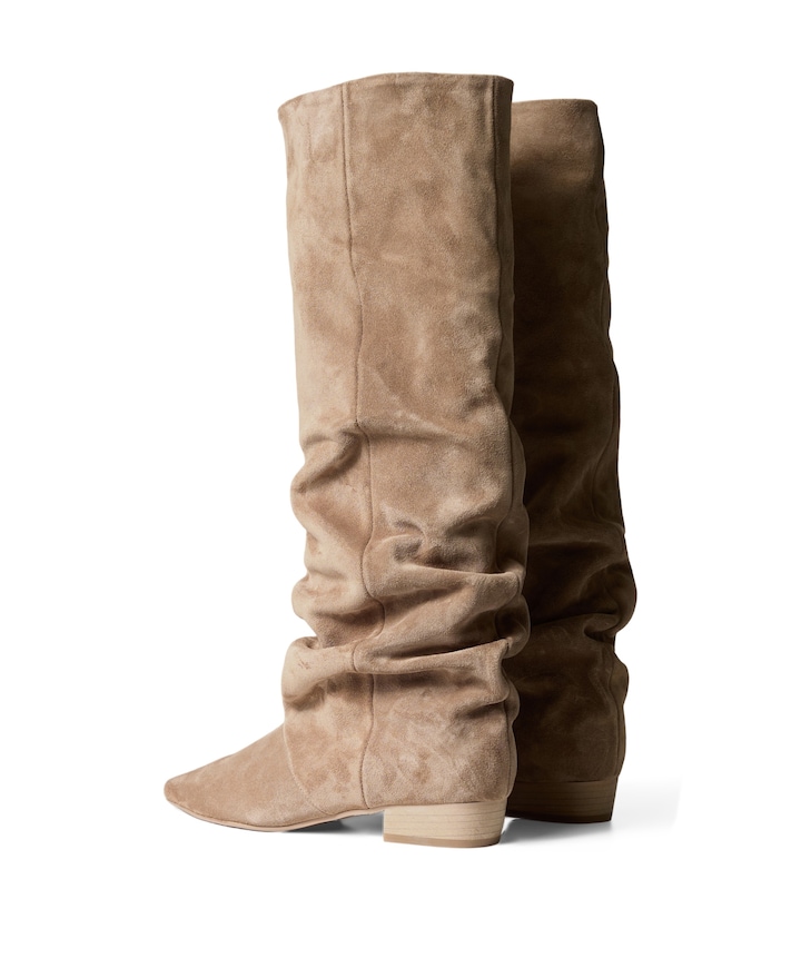 dames laarzen beige