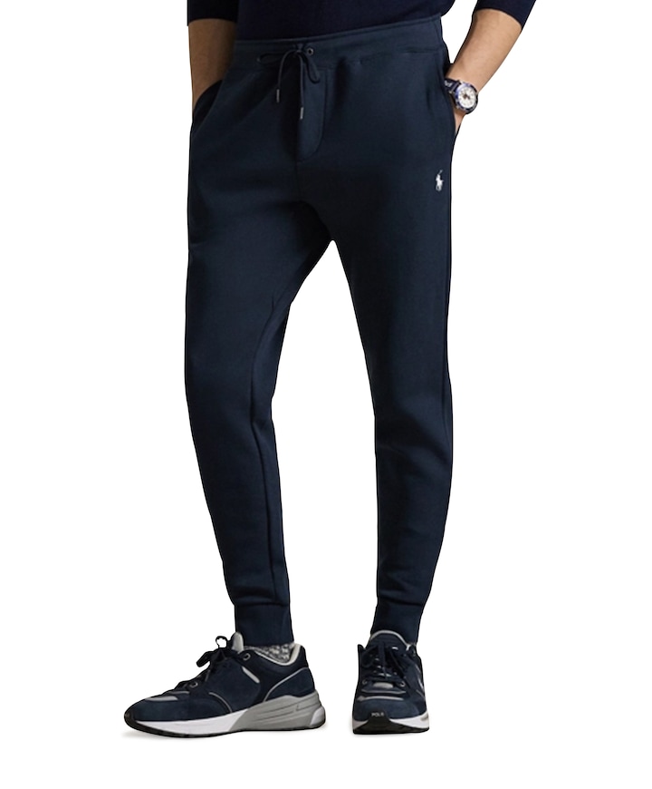 Joggerpant athletic heren broek blauw