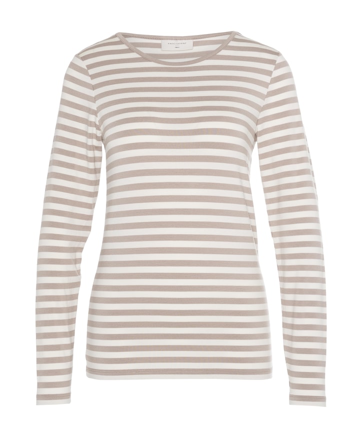 Dames longsleeve beige