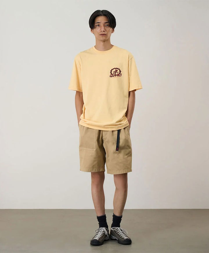 Heren T-shirt geel