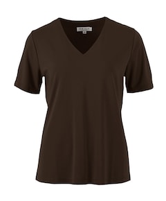 Dames t-shirt bruin