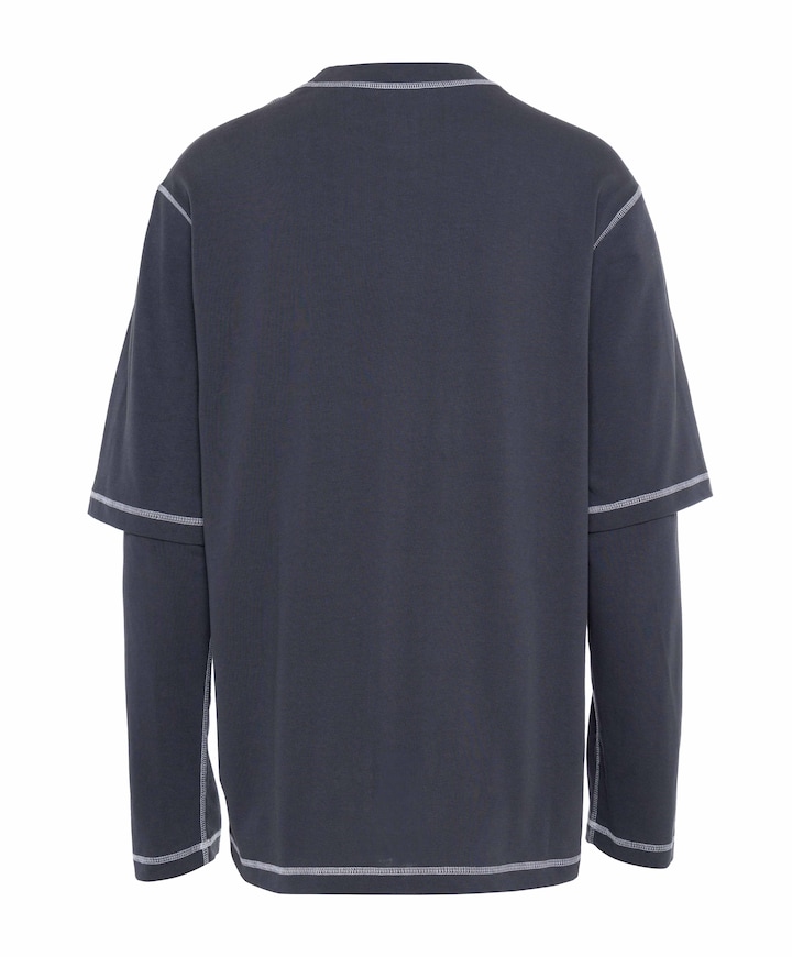 Heren longsleeve zwart