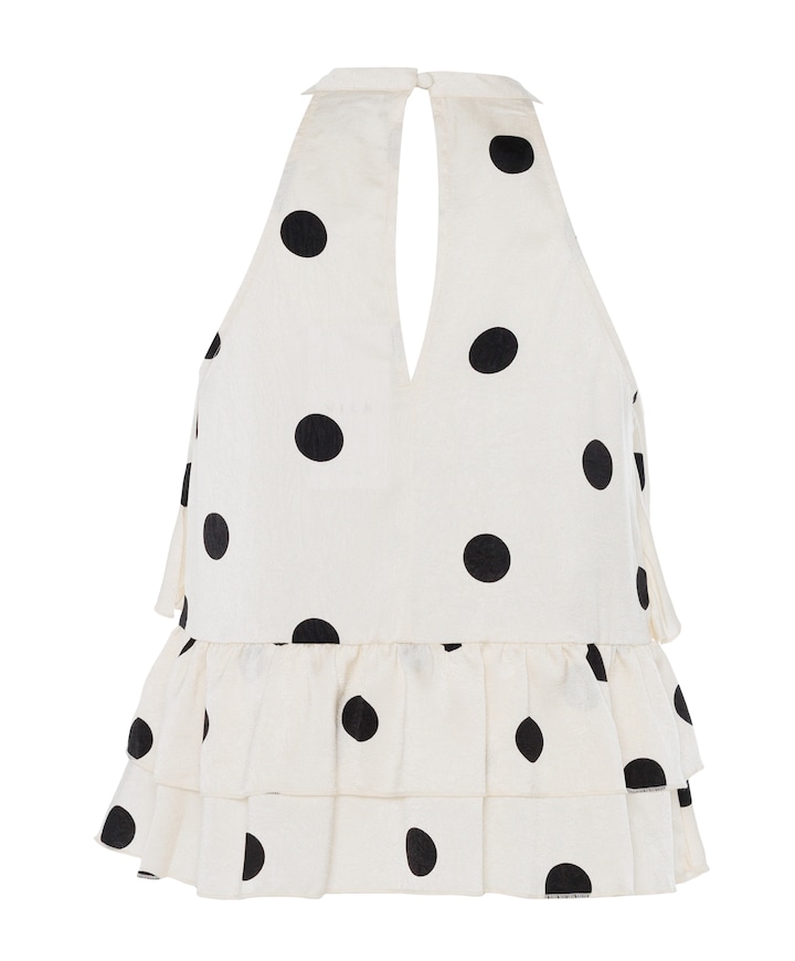 Dames top ecru