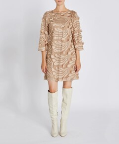 Dames jurk beige