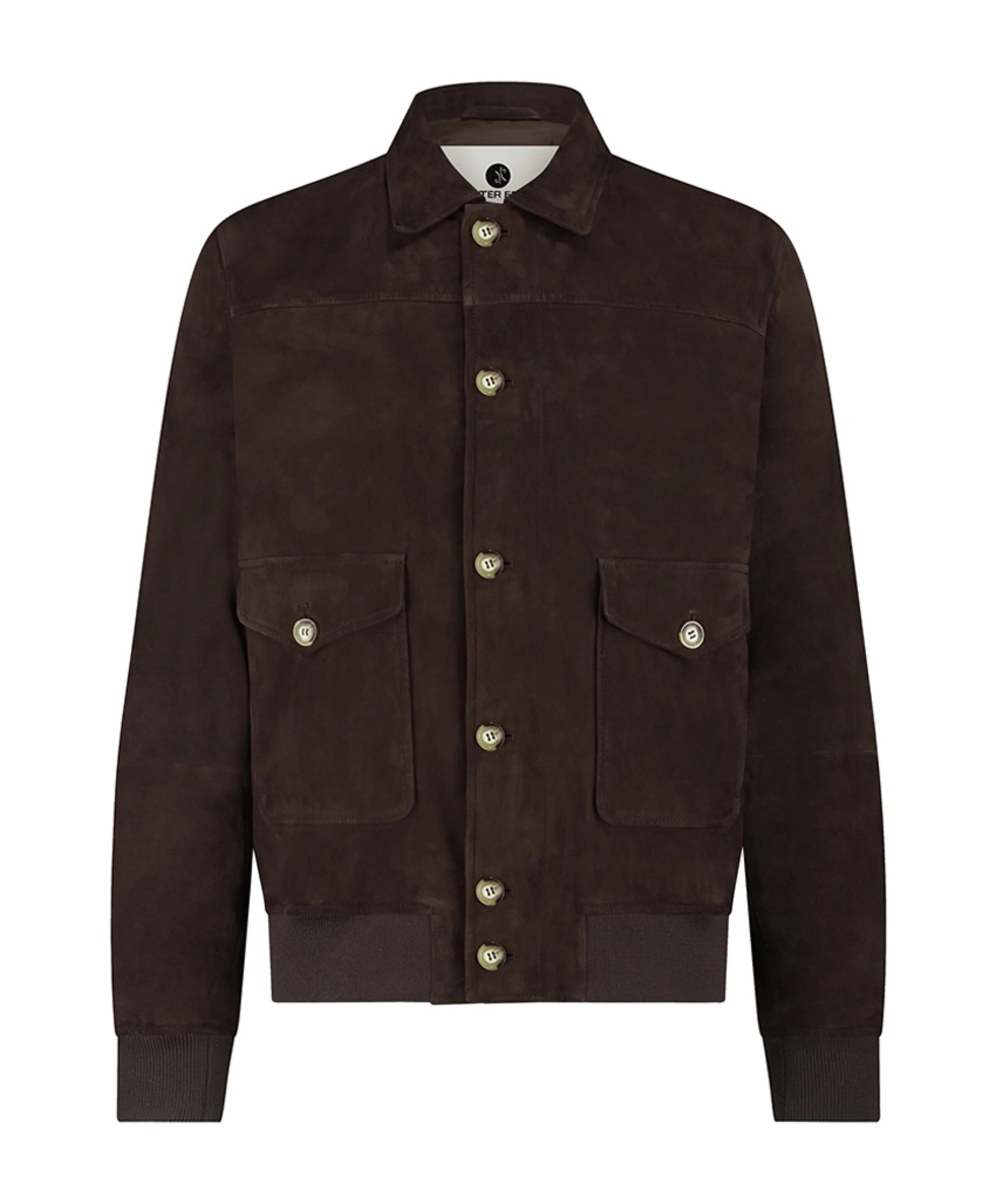 Heren leren jas bruin