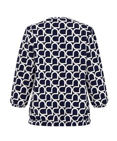 Dames longsleeve blauw