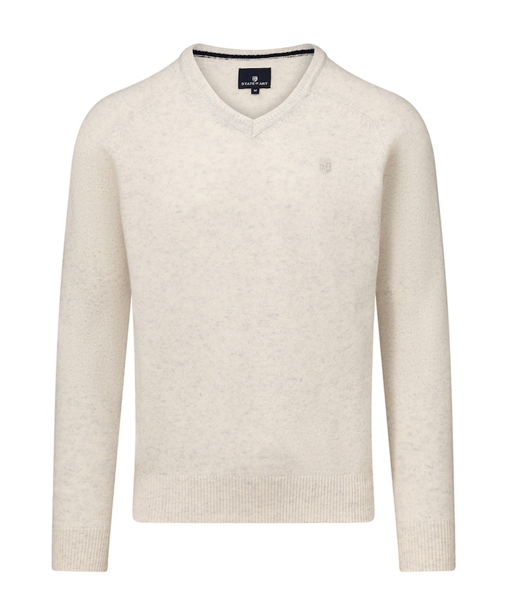 Heren trui ecru