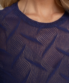 Dames longsleeve blauw