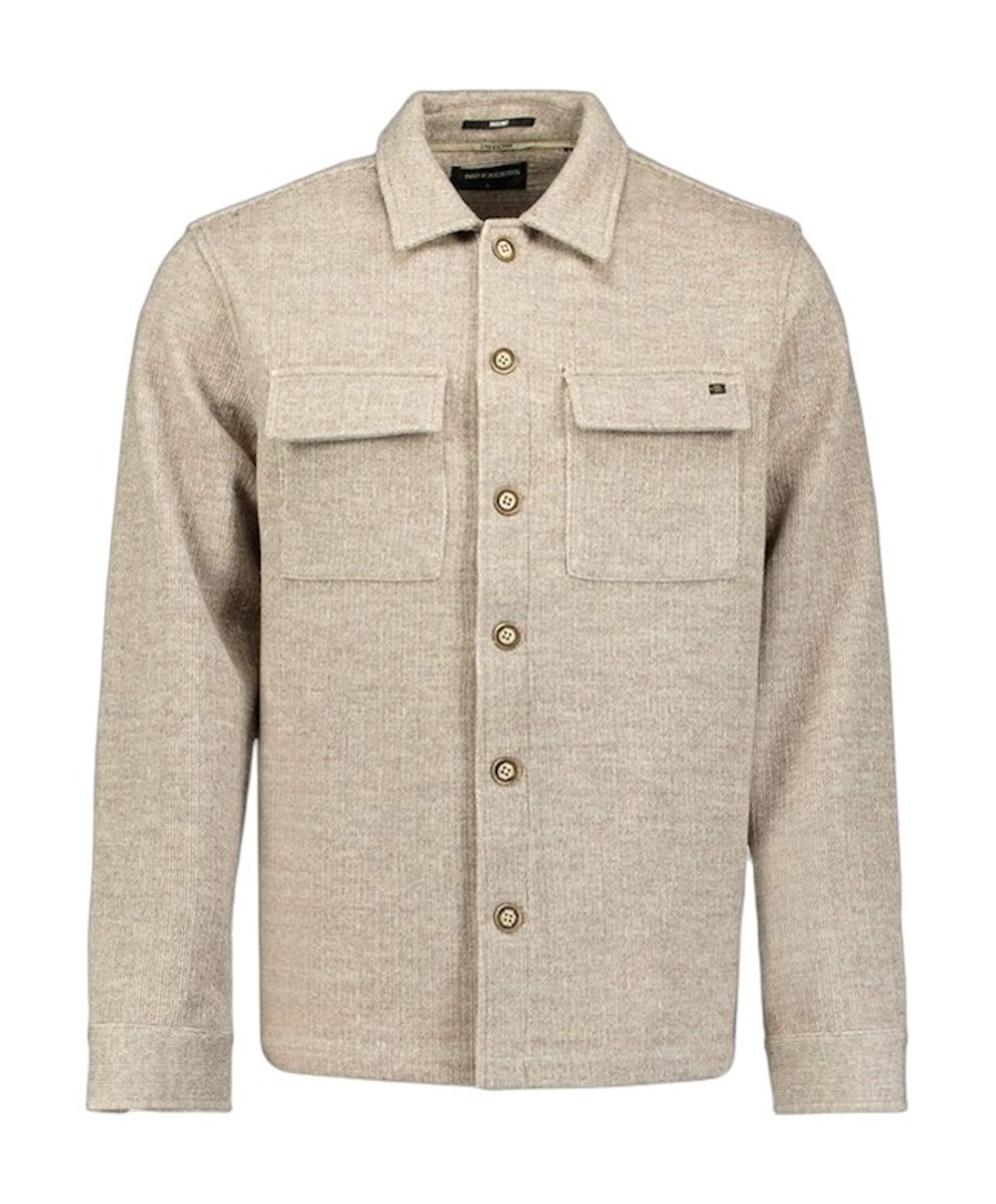 Heren overshirt beige