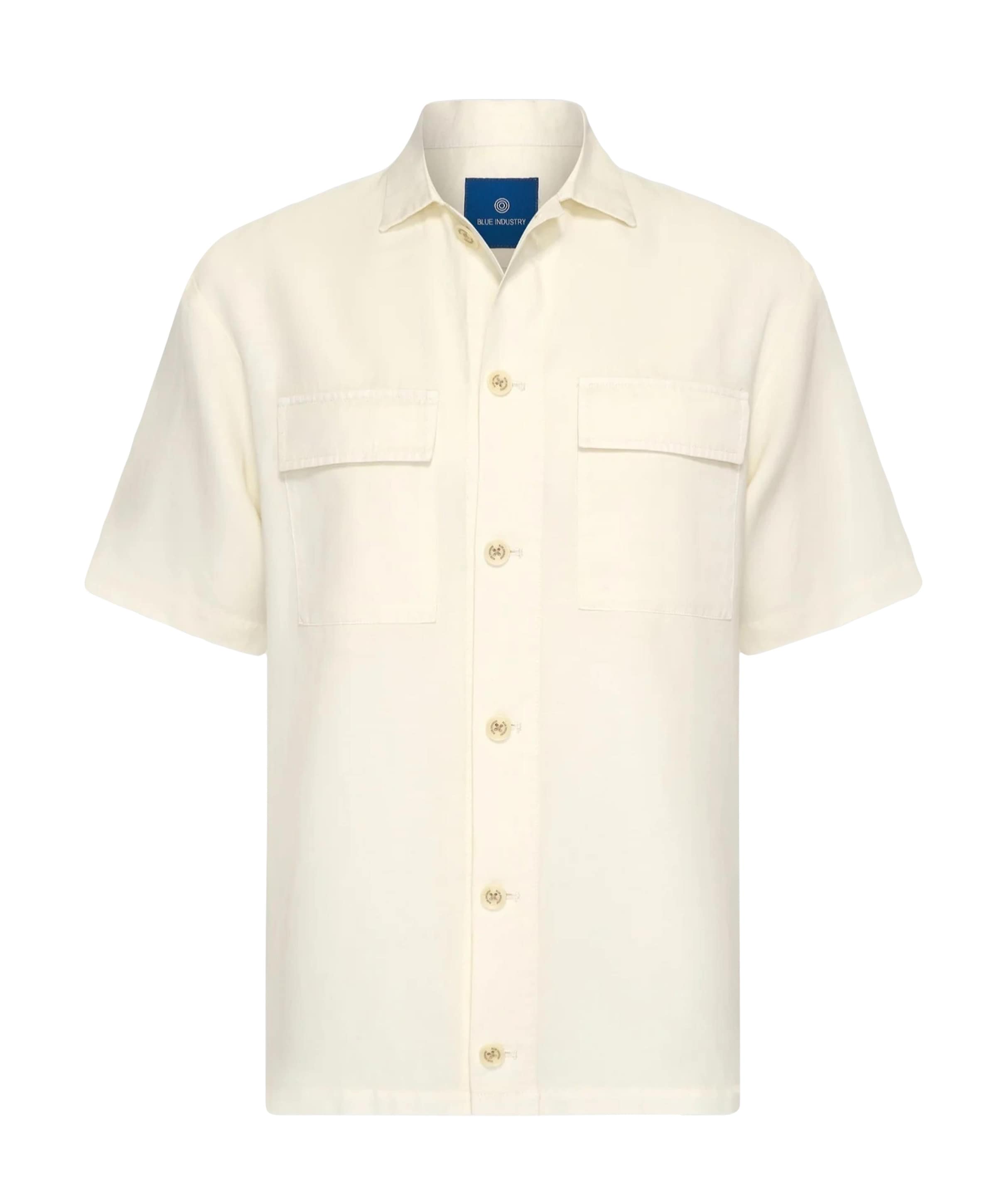 Heren overshirt ecru