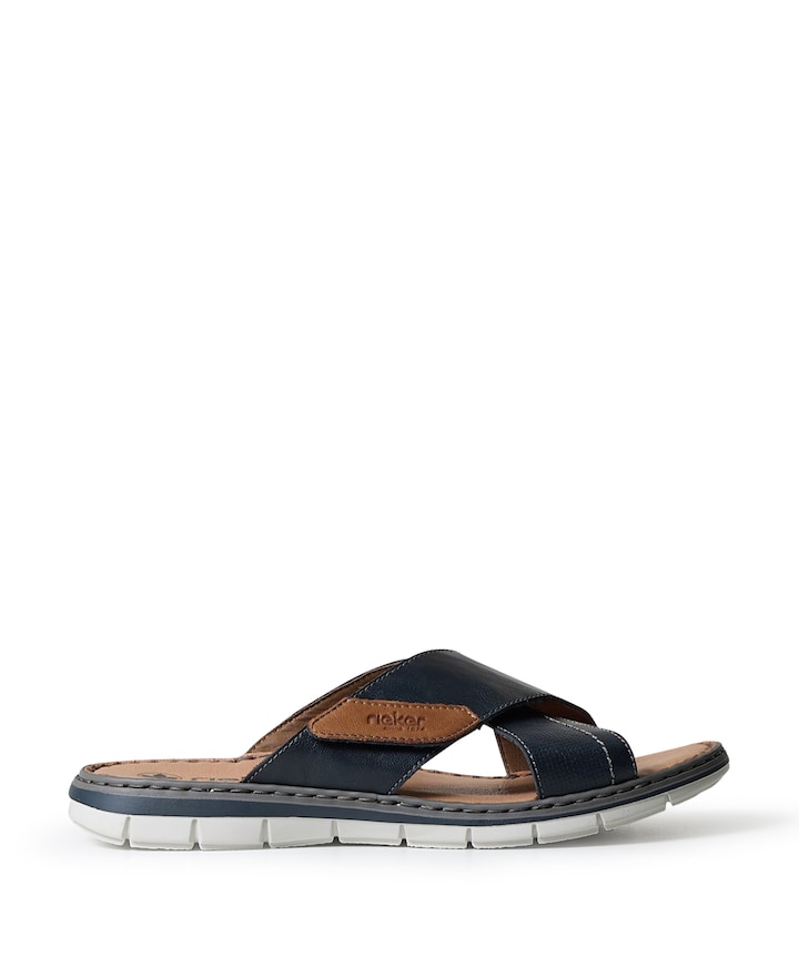 heren slippers blauw