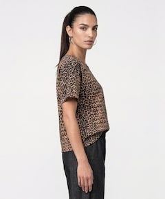 Dames T-shirt beige