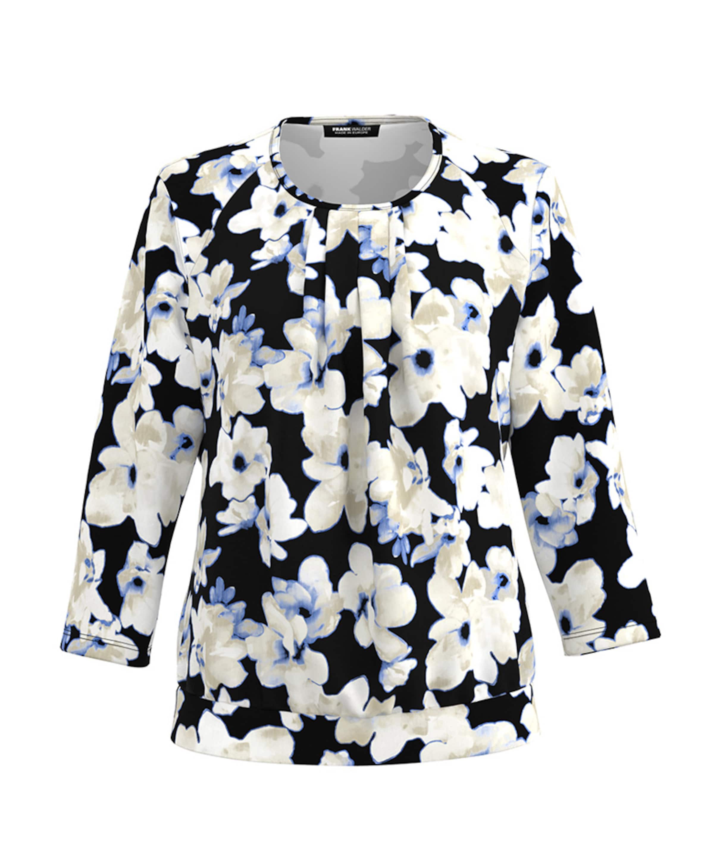 Dames longsleeve blauw