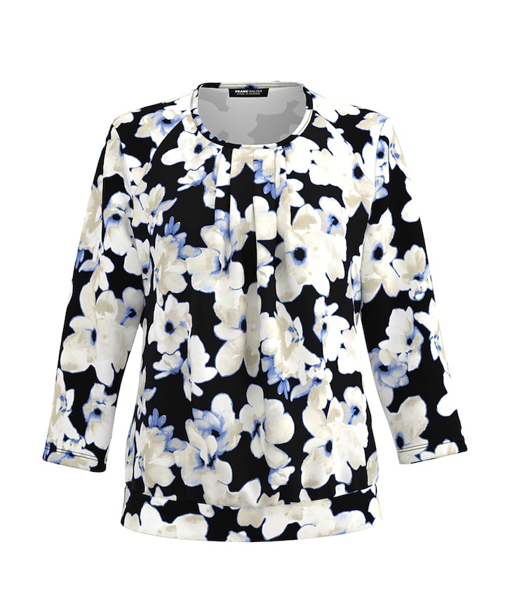 Dames longsleeve blauw