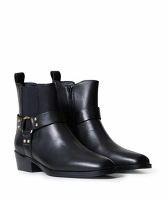 Ymani dames enkellaarzen zwart