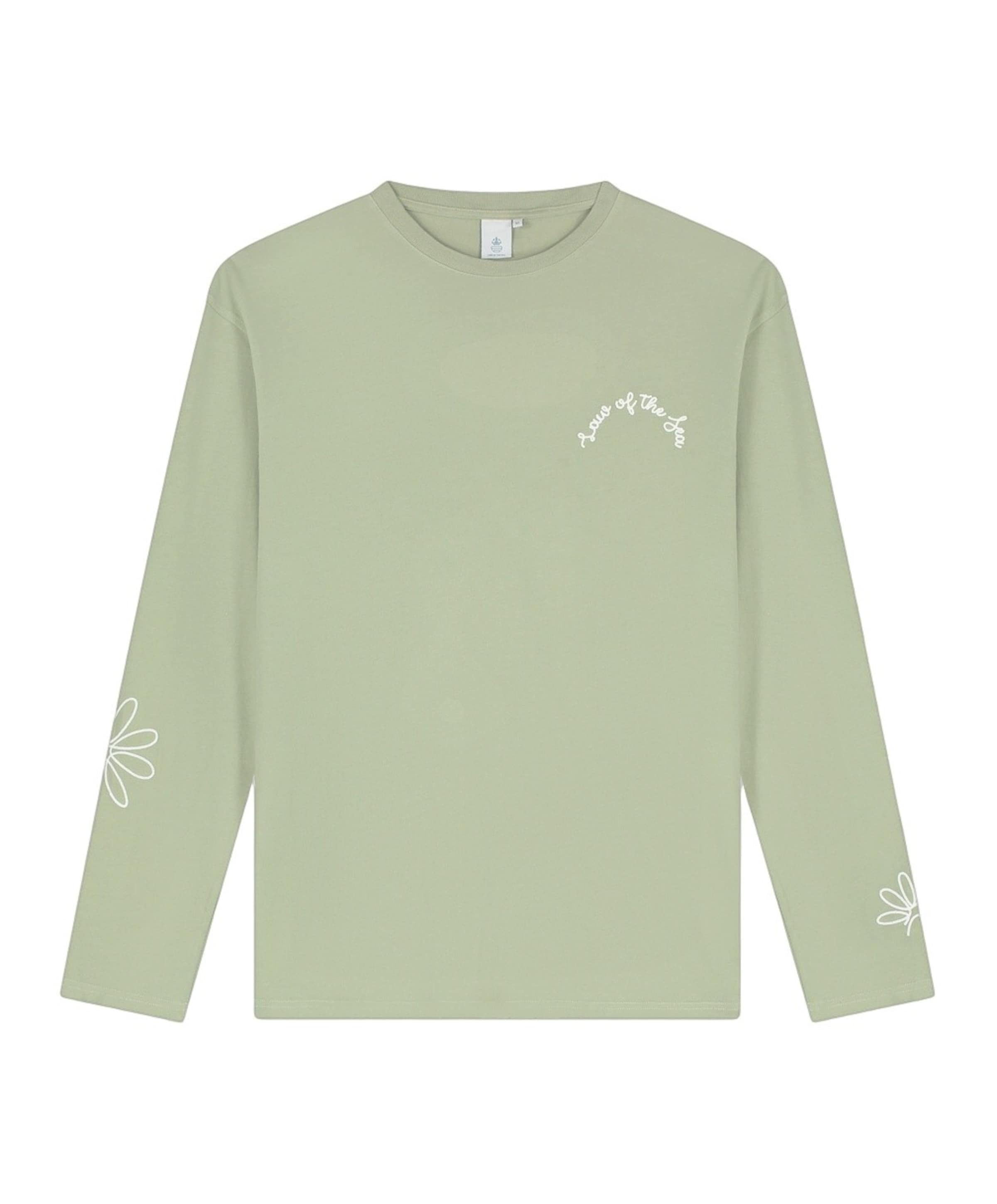 Heren longsleeve groen