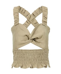 Dames top beige