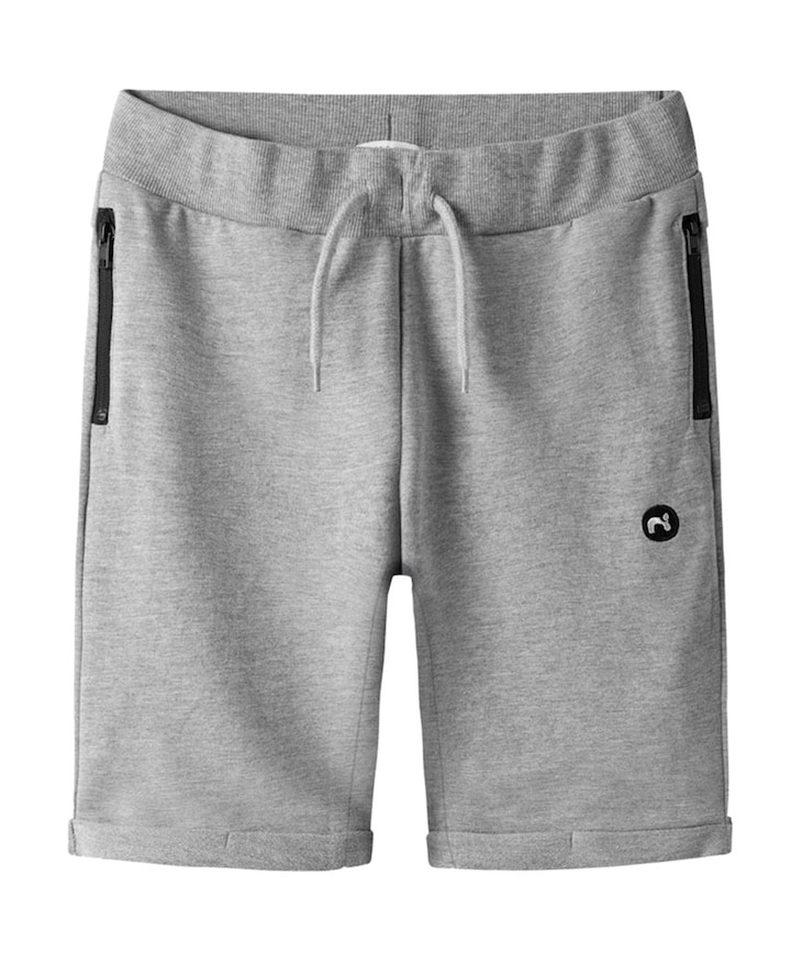 NKMVIMO SWE SHORTS UNB NOOS jongens korte broek grijs