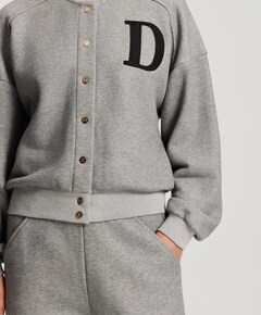 Dames vest grijs