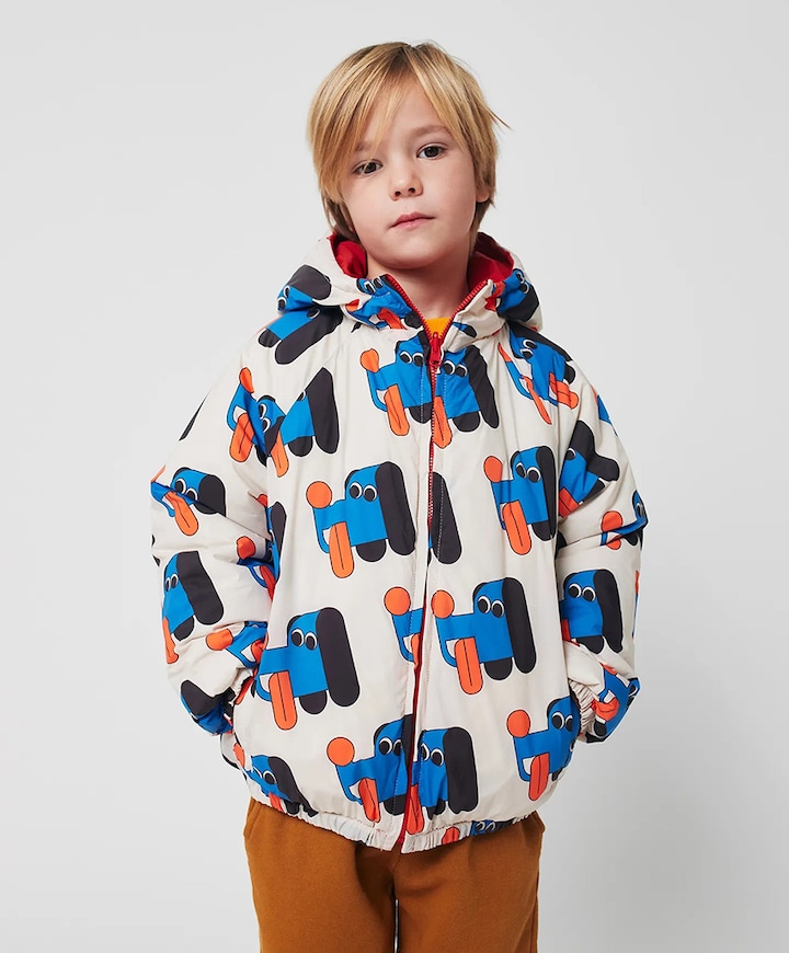 Jongens omkeerbare jas multicolor