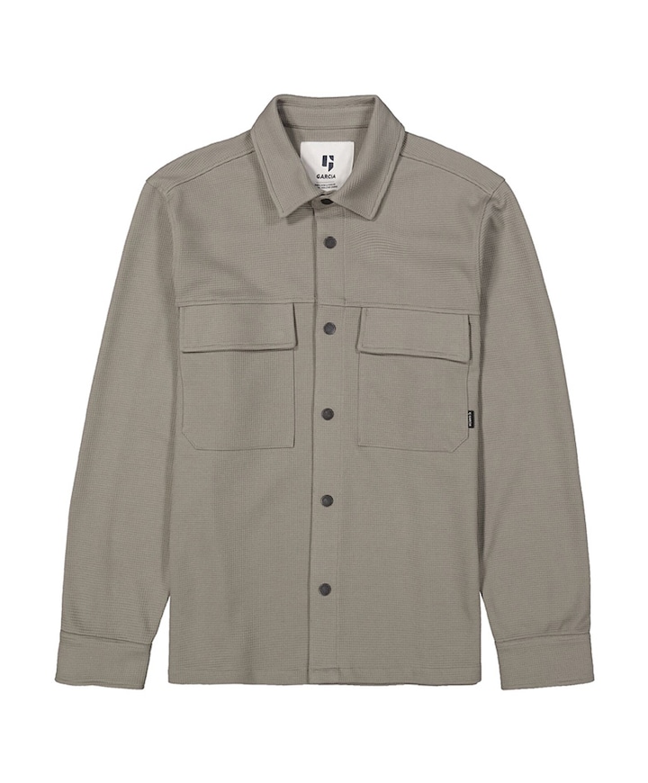 Heren overshirt groen
