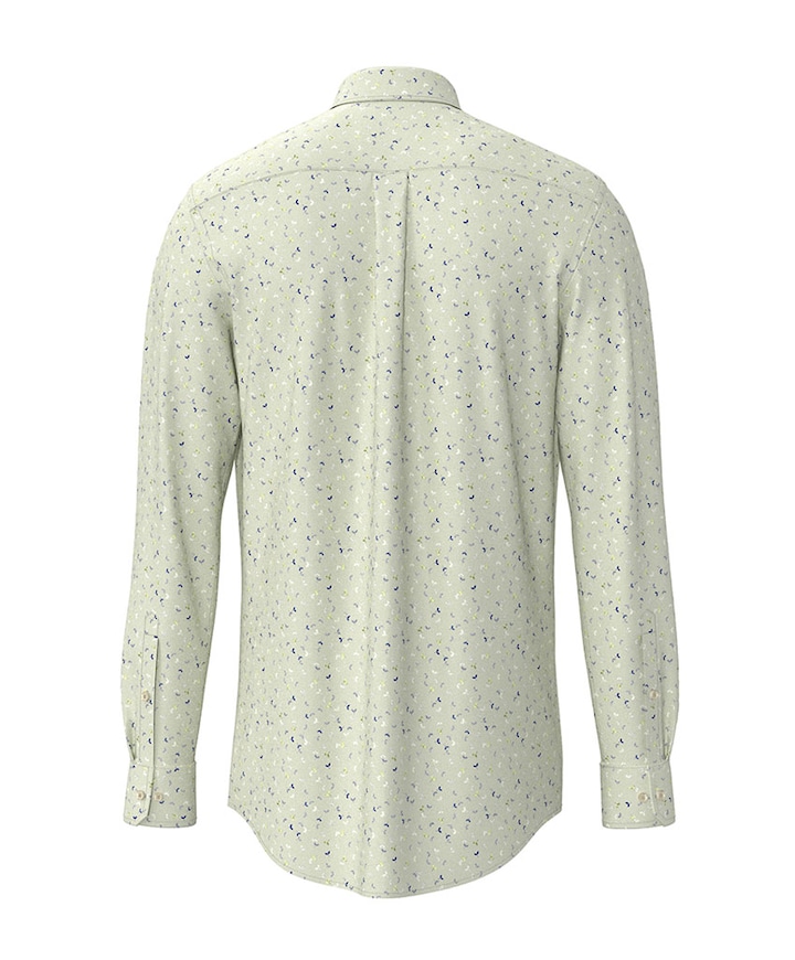 Heren overhemd lange mouw roze