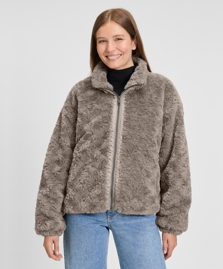 Dames jas beige