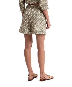 flakes pleates dames korte broek groen