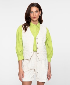 Dames gilet ecru