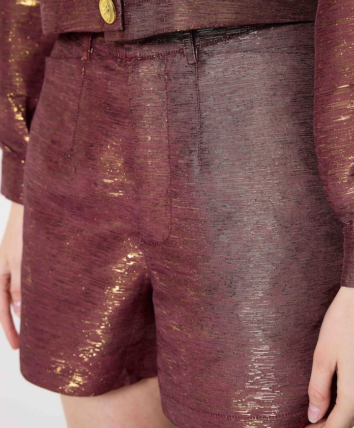 Riley korte broek bordeaux