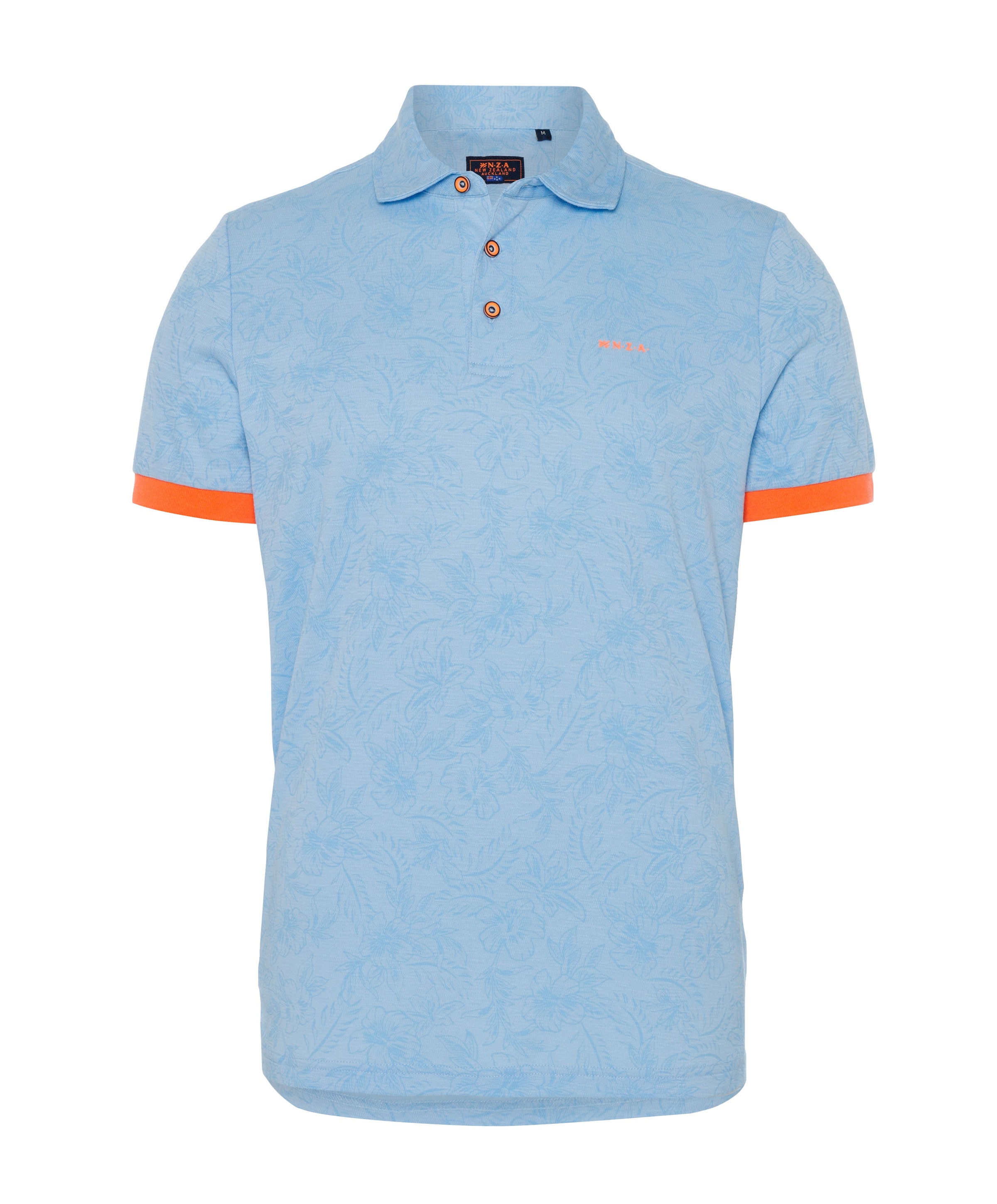 Heren polo blauw