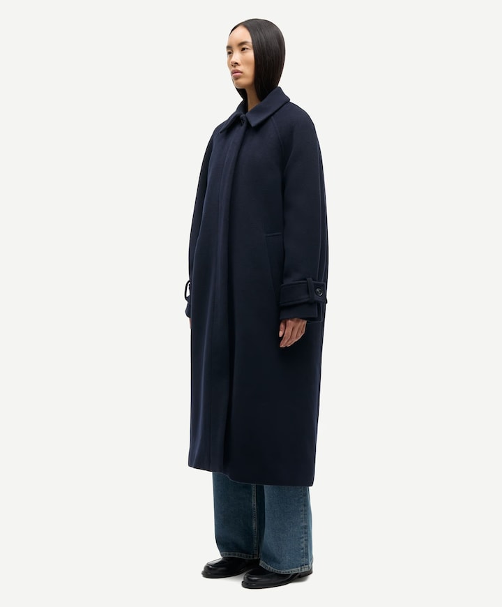 Dames jas blauw
