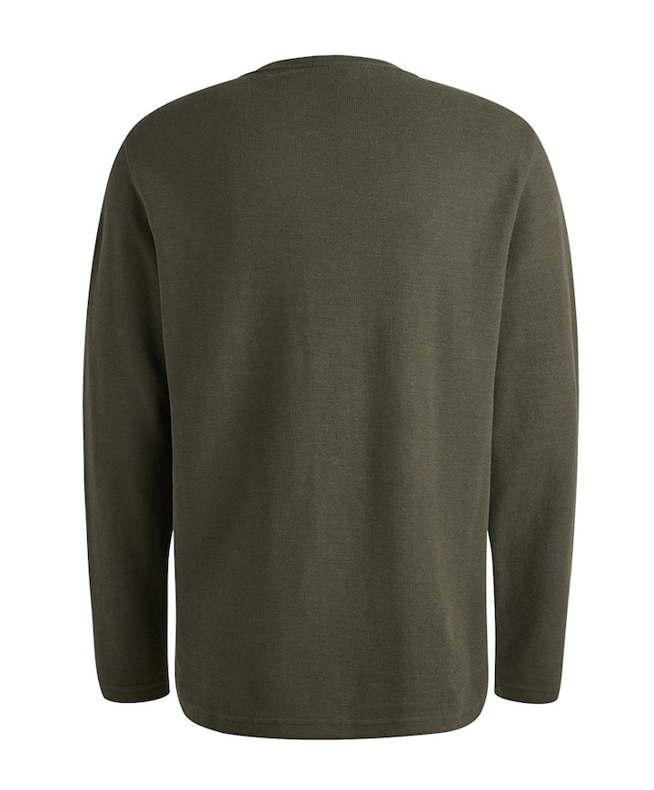 Heren longsleeve groen