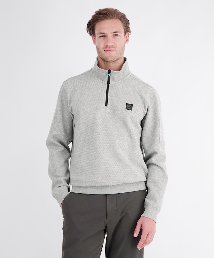 Heren sweater grijs