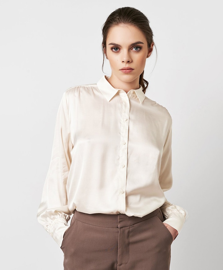 Dames blouse ecru