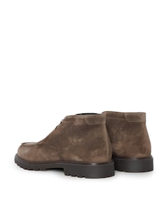 heren veterboots beige