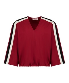 Dames top bordeaux
