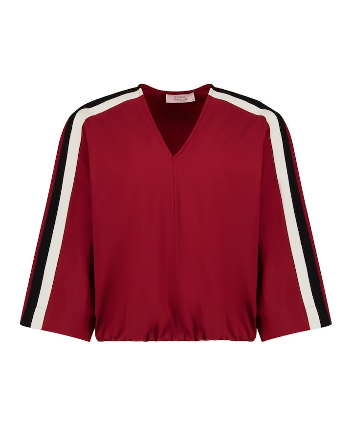 Dames top bordeaux