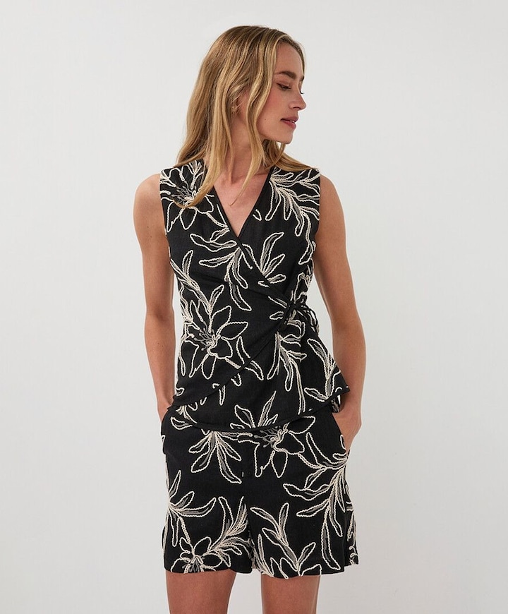 Dames top zwart