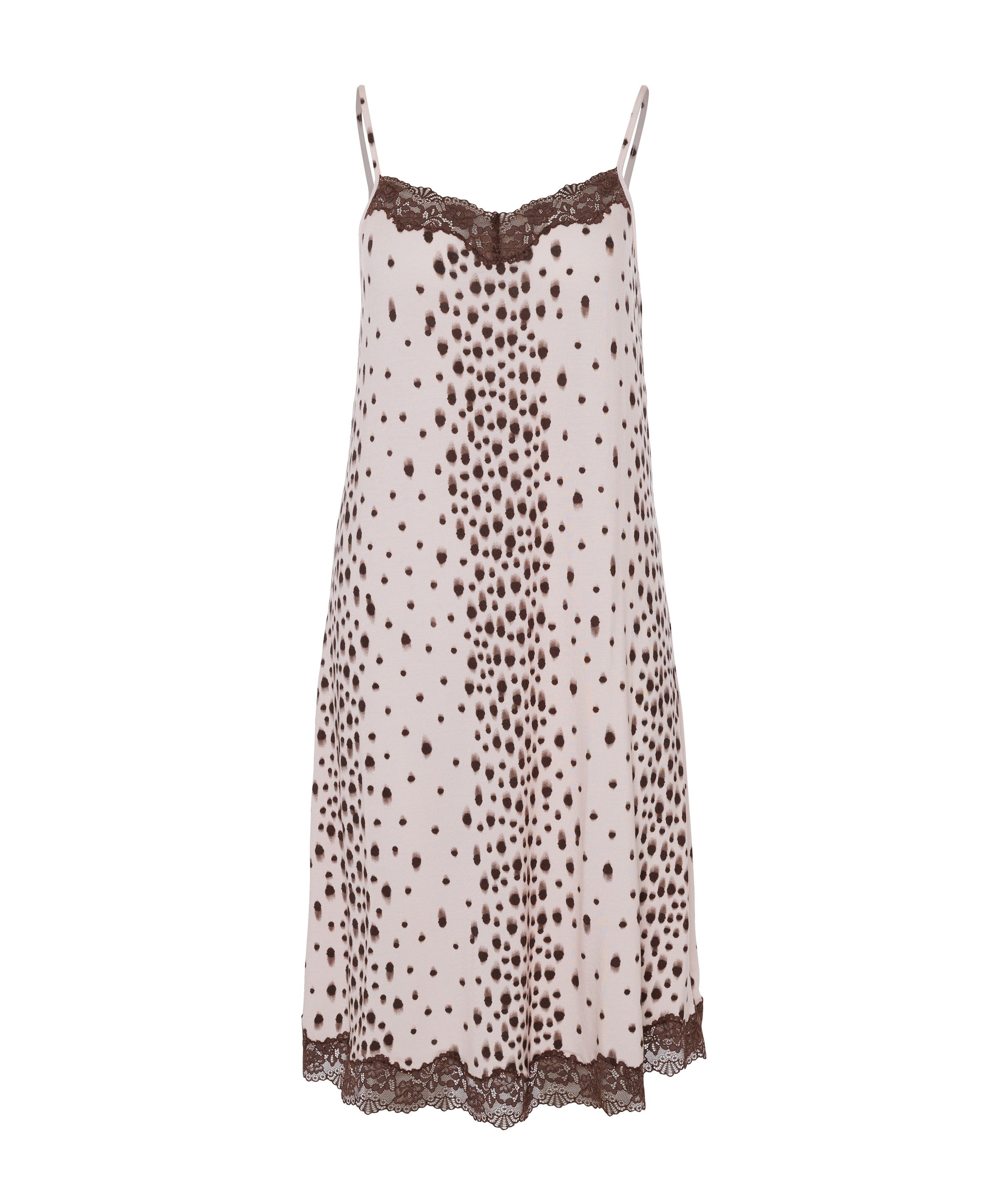Dames nachthemd beige